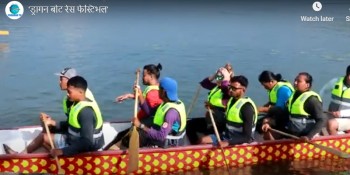 नेपाल–चीन मैत्रिपूर्ण ‘ड्रागन वोट रेस’ हुँदै